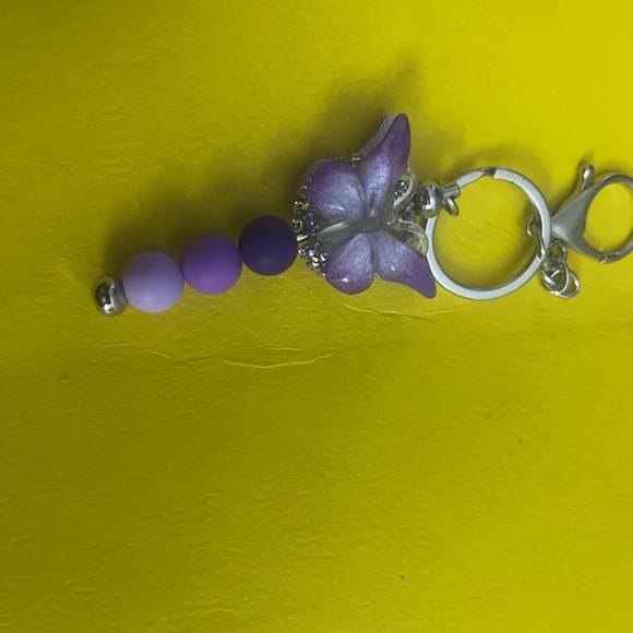 Purple Butterfly Keychain - Picture 5 of 8
